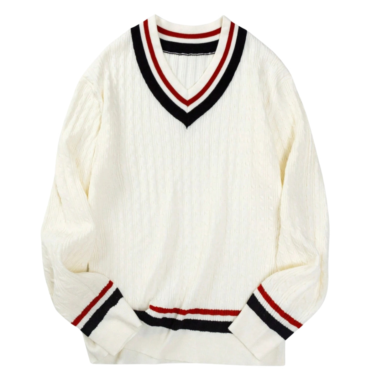 Collegiate V-Neck Sweater