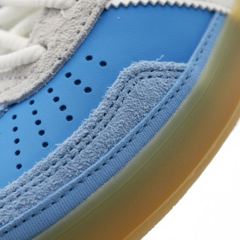 Retro Low-Cut Sneaker – Sky Blue